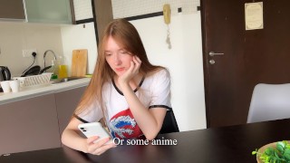 น้องสาวเอาแต่เล่นโทรศัพท์พี่ก็จัดเย็ดหีน้องสาวให้สะเลย